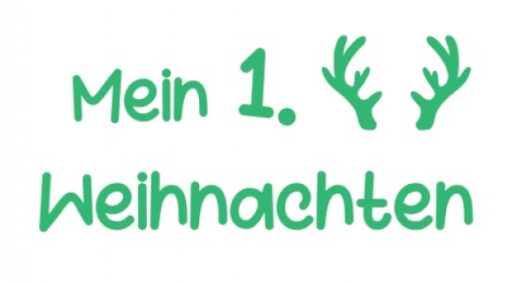 Mein 1. Weihnachten Bügelbild